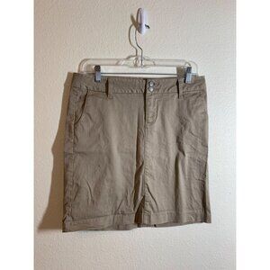 Dickies Khaki Pencil Skirt Womens Size 9 Beige AC4